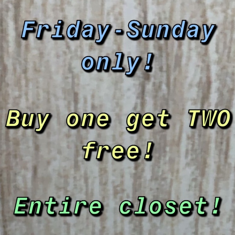 Sale!! Buy ONE get TWO FREE!